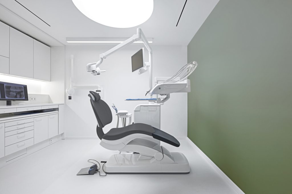 رندر اتاق درمان دندانپزشکی