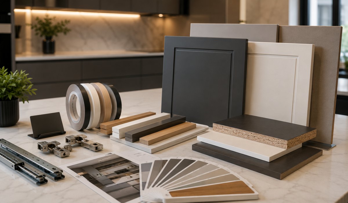مزایا و معایب کابینت های گلاس مات تا بتنی 9 فرآیند انتخاب متریال و یراقآلات باکیفیت برای ساخت کابینت نئوکلاسیک و مدرن