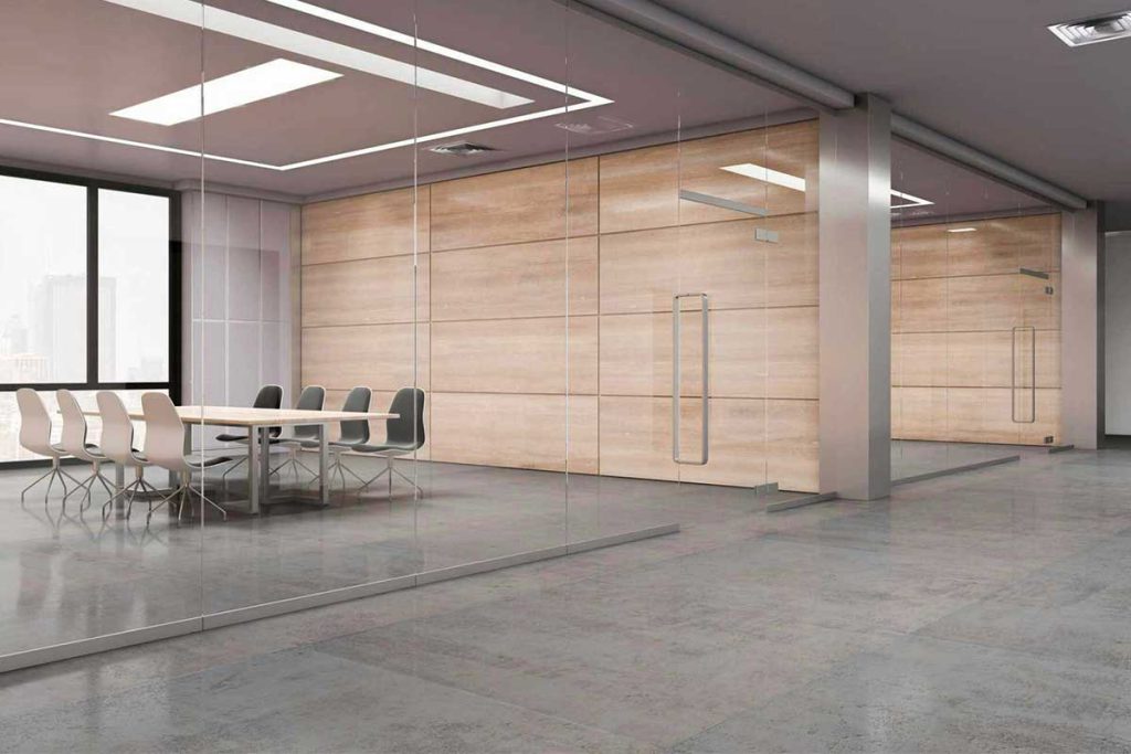 پارتیشن شیشه ای اداری