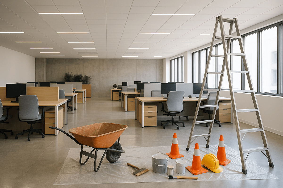 بازسازی فضای اداری