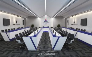 طراحی سالن کنفرانس مدرن