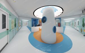 طراحی لابی بیمارستان اطفال