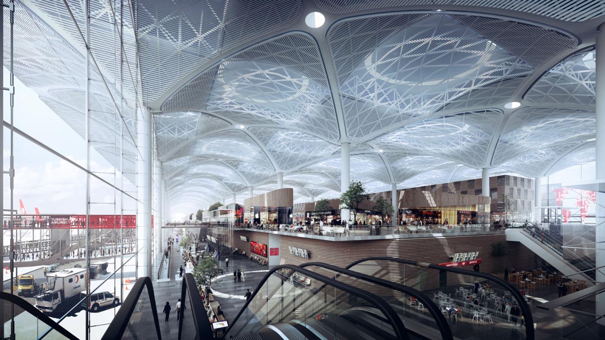 طراحی فرودگاه جدید استانبول