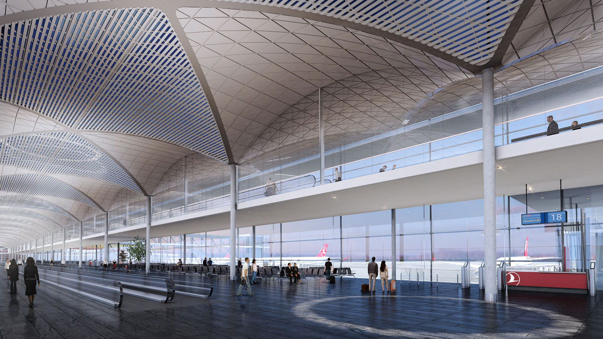 طراحی و معماری فرودگاه جدید استانبول