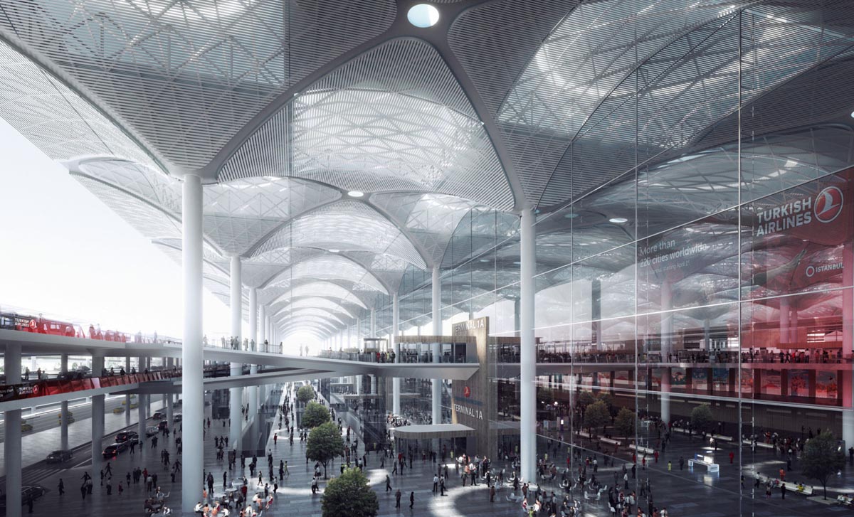 طراحی فرودگاه جدید استانبول