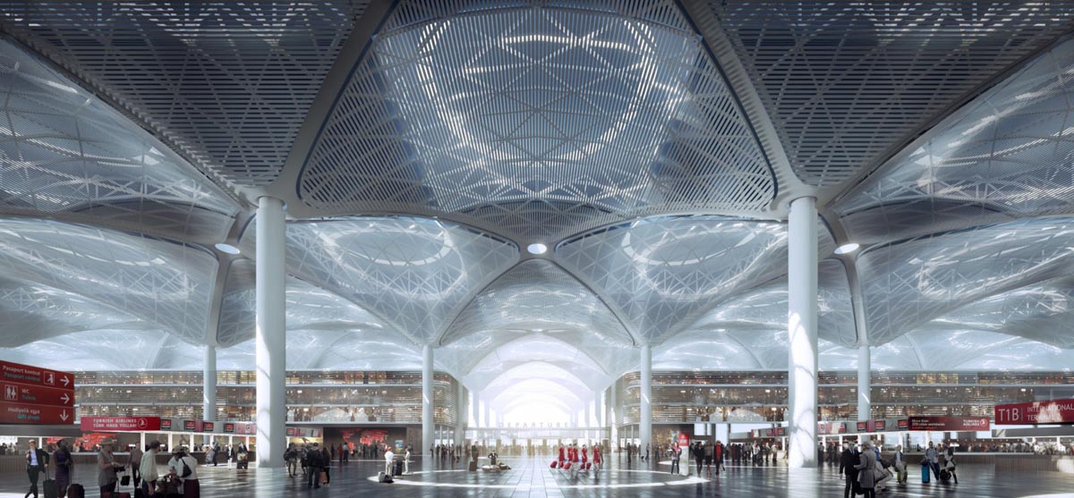 طراحی و معماری فرودگاه استانبول