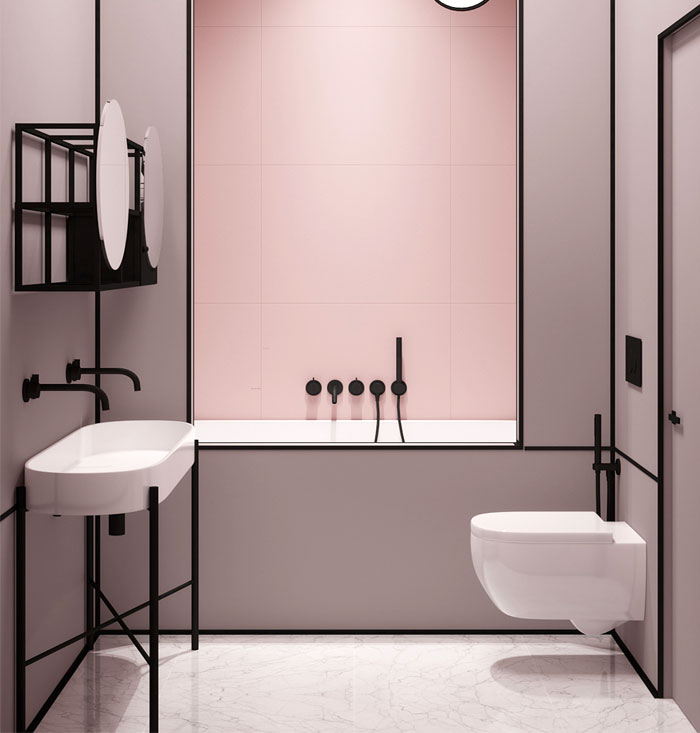 طراحی حمام مدرن