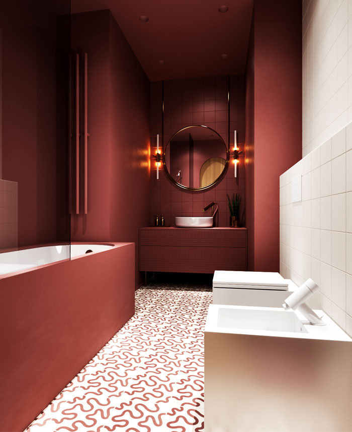 طراحی حمام مدرن