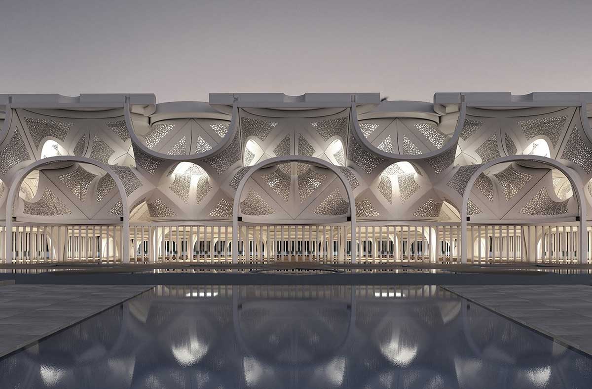 طراحی مسجد نور1