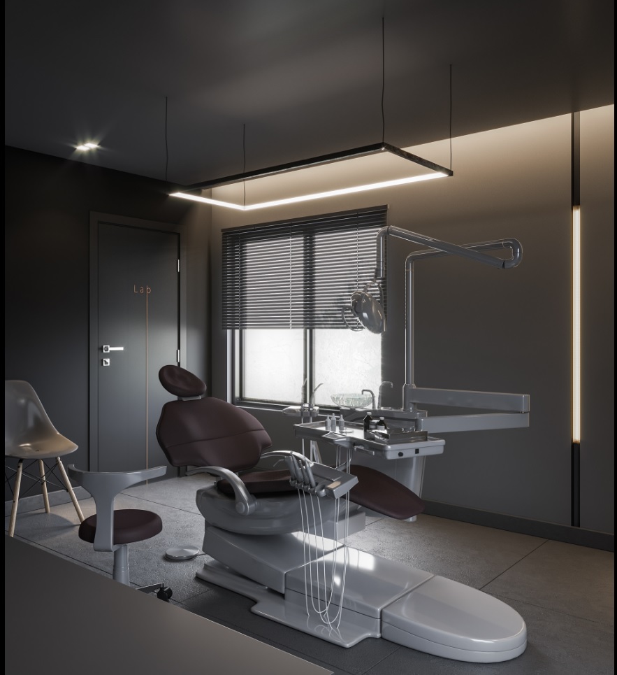 نور پردازی در طراحی مطب دندانپزشکی