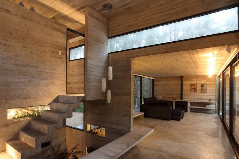 5 ویژگی سبک مدرن مینیمال 7 minimalist home design with concrete